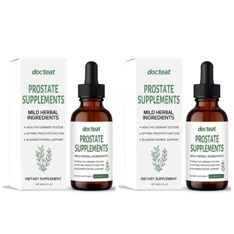 Docteat 60ml Saw Palmetto Drops Supplement Contain Mild Pumpkin Seed and Stinging Nettle Extract Support Urinary System Health Healthy supplements