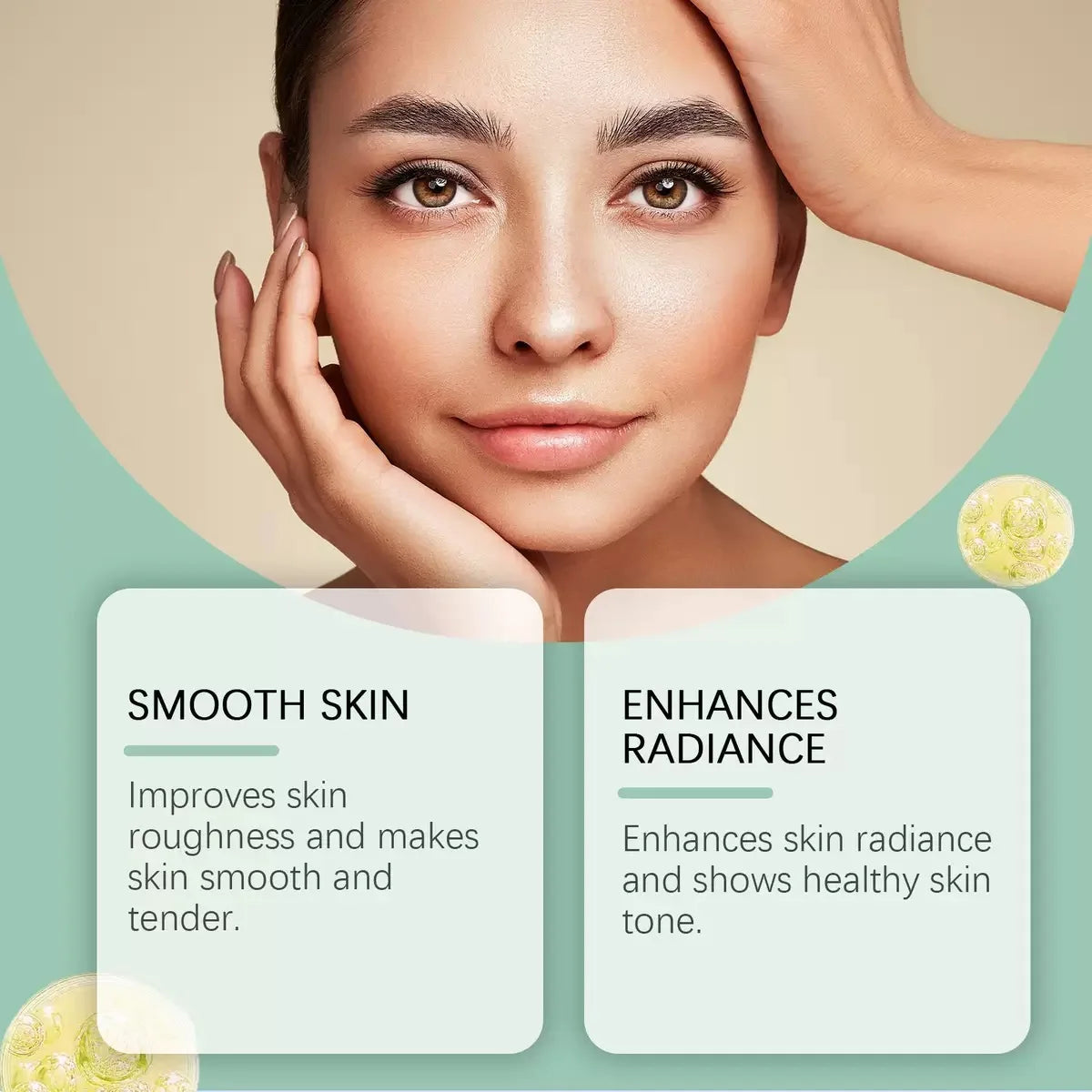 Vitamin C Essence Liquid (20% pure L-ascorbic acid, ferulic acid, vitamin E and hyaluronic acid), suitable for face and eyes,2PC Healthy supplements
