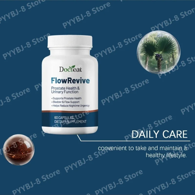 60 Count Daily Care Capsule with Saw Palmetto & Pumpkin Seed Extracts Dietary Supplement Promote Health and Maintain Comfort Healthy supplements