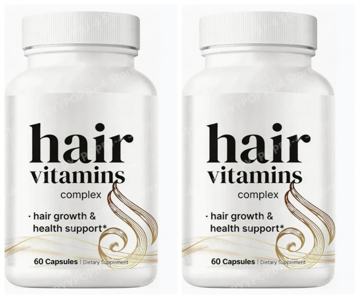 Hair Vitamins Complex Capsules 60 Count Hair Growth Health Support Dietary Supplement with Biotin for Women Men Daily Care Healthy supplements