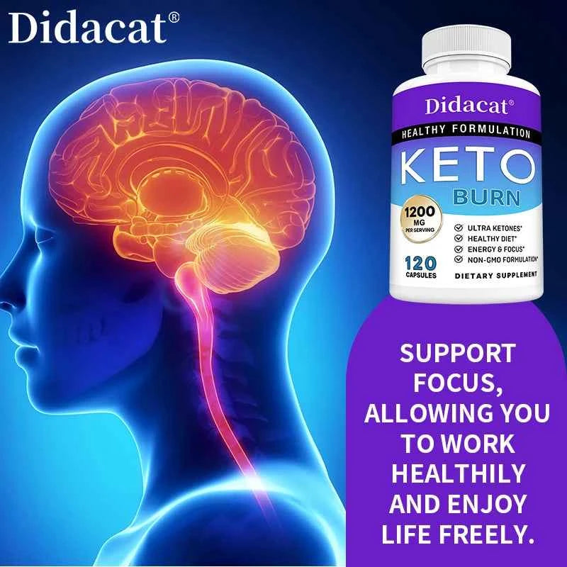 High Strength Ketone Supplement Capsules for Women and Men Loss Weight Management Detox Burning Fat Promate Digestion