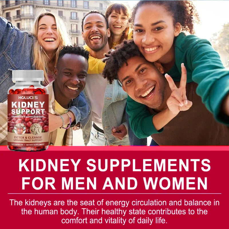 Kidney Cleanse Detox & Repair Supplement, with Astragalus Root, Cranberry, Support Urinary Tract & Immune Health, Daily Energy Healthy supplements