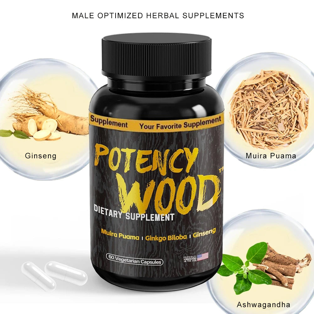 Ginseng Ashwagandha Gingko Tribulus, Herbal Supplements 60 Capsules, Adaptogen Energy Stamina lmmune Antioxidants Gut Health Healthy supplements