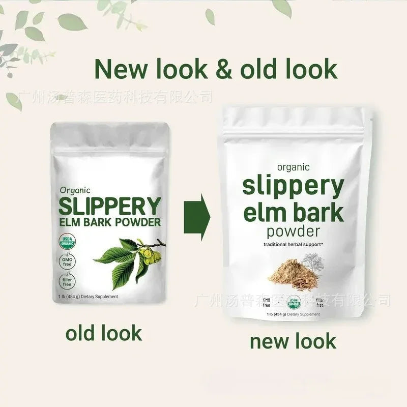 Ulmus Rubra Slippery Elm Bark Powder Natural Herbal Supplement Supports Gut Health Soothes Irritation Promotes Digestive Healthy supplements