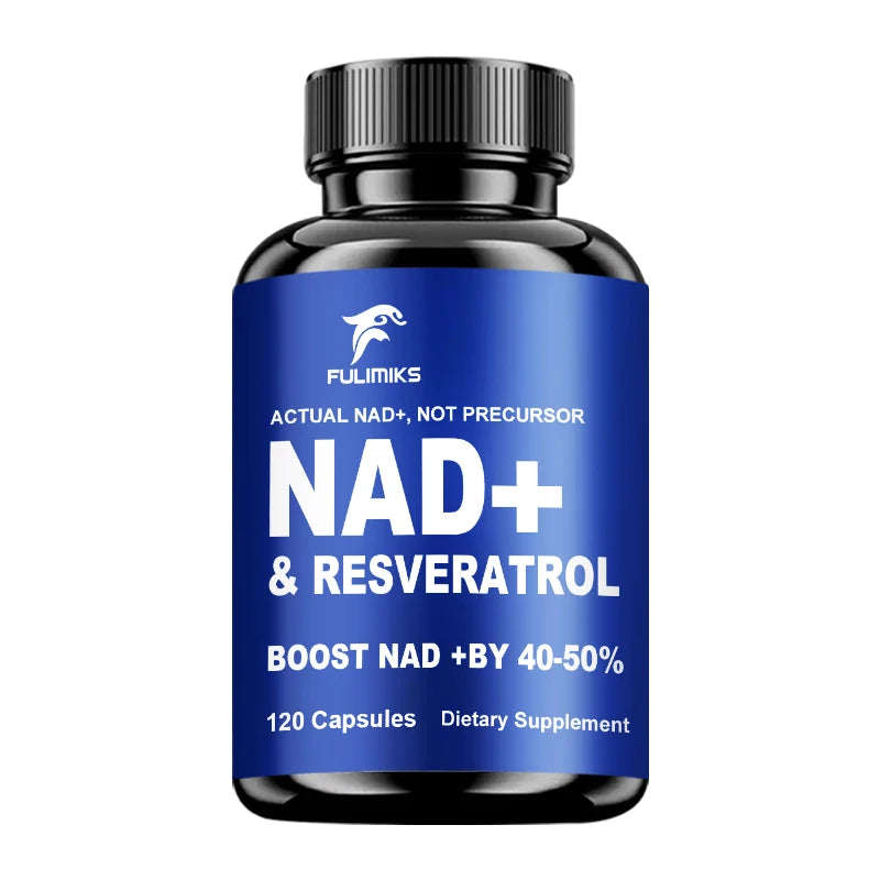 Premium NAD+ Supplement, with Pure NAD+ & Trans-Resveratrol,Vitamin, Support Cellular, Skin, Hair & Nail Health, Immune, sleep Healthy supplements