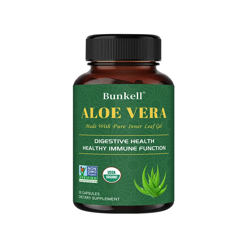 Aloe Vera Supplement - Made with Organic Aloe Vera, Support Digestion, Skin and Joint Health for Men and Women Healthy supplements