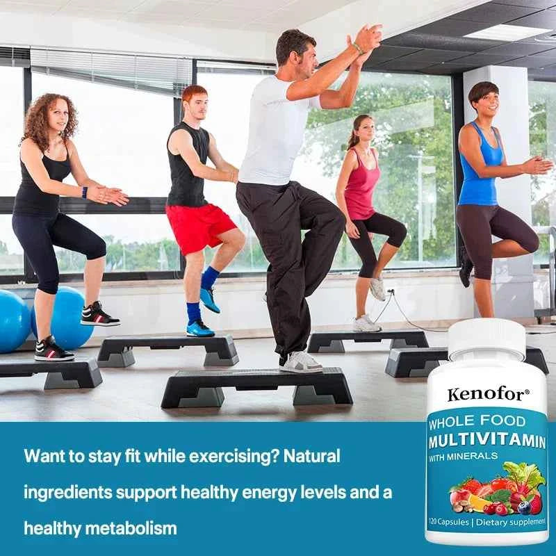 Multivitamin Capsules Contain Biotin and Magnesium To Antioxidant, Help Boost Immune Function, Energy, and Immune Health