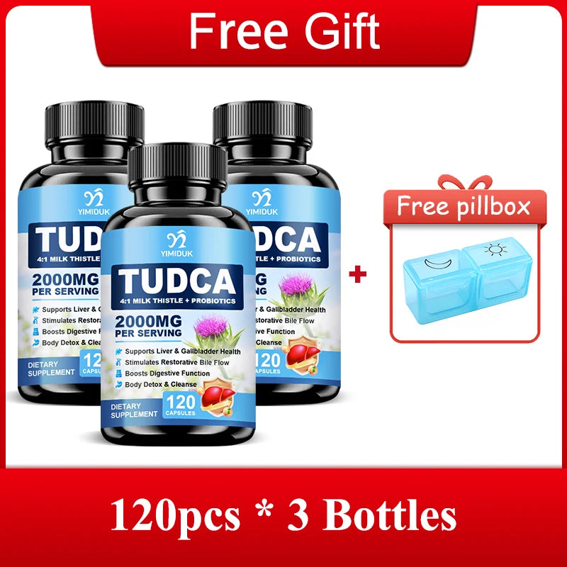 TUDCA Bile Salt Complex Supplement, Support Liver Detox & Anti-Aging, Digestive Health Immune System Men & Women Healthy supplements
