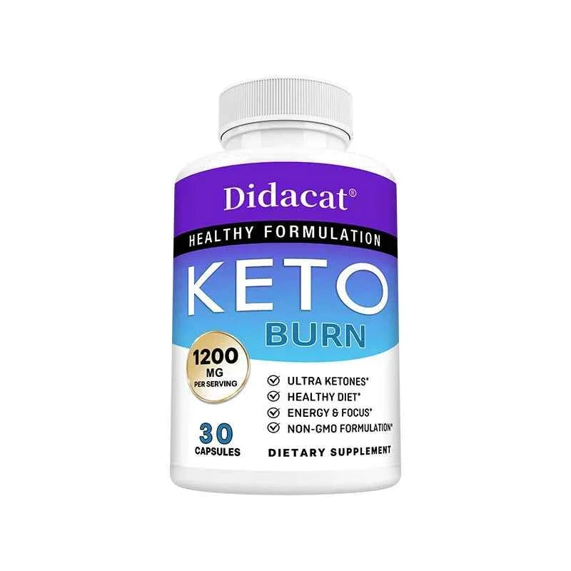High Strength Ketone Supplement Capsules for Women and Men Loss Weight Management Detox Burning Fat Promate Digestion