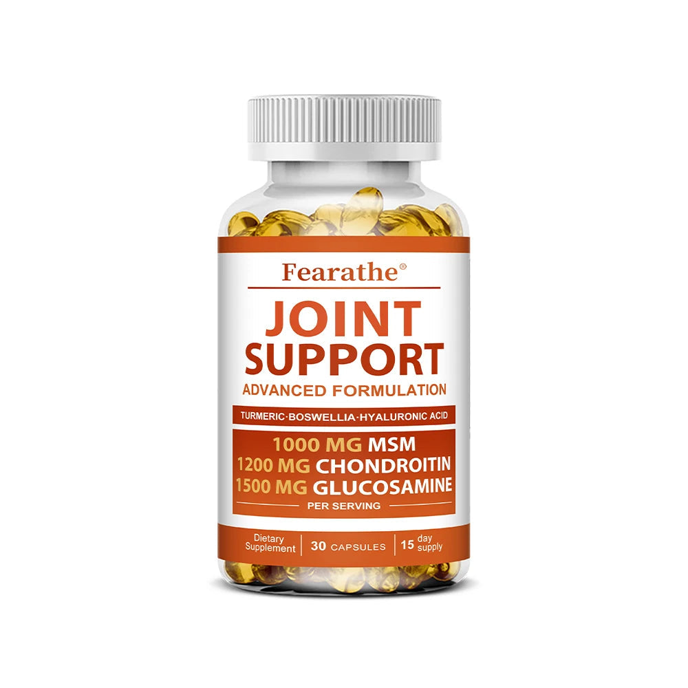 Joint Support - Glucosamine & Chondroitin & MSM,Joint Health Support, for Bone and Cartilage Health,120 Capsules Healthy supplements
