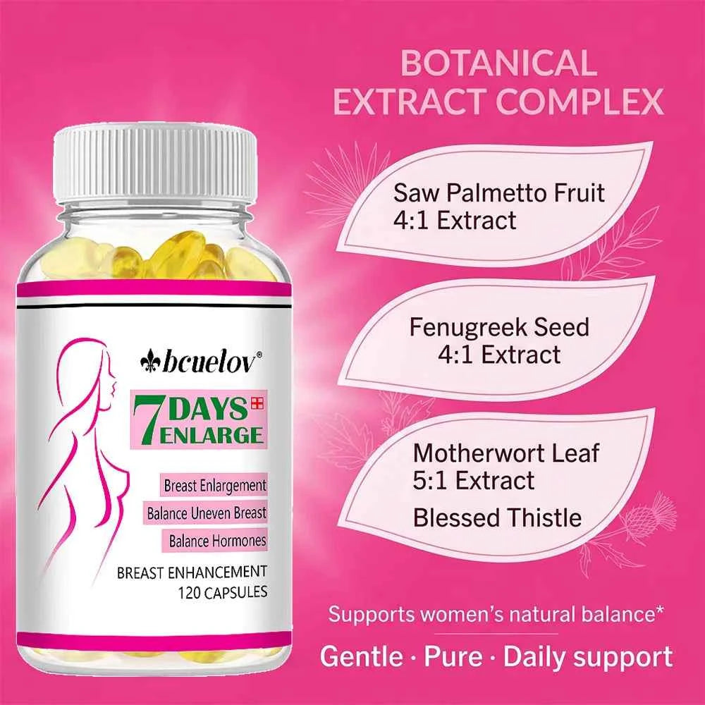 Pueraria Mirifica Capsules, Female Breast Support for Firmness, Roundness & Elasticity,  Enhance Confidence & Menopause Care