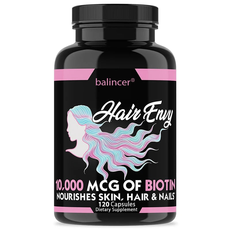 Hair, Skin & Nails Vitamin Supplement with Biotin, Keratin, Antioxidants, Supports Hair, Skin, and Nail Health for Women & Men Healthy supplements