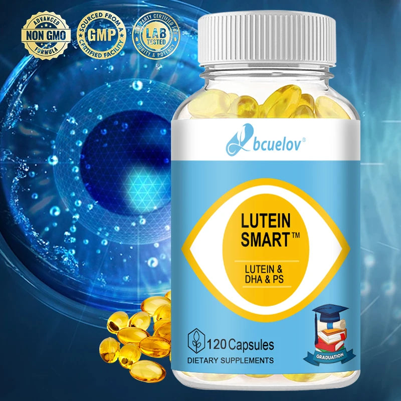 Lutein Ester Capsules - Algae & Flaxseed Oil, Plant-Based Eye Wellness Supplement, Supports Eye Comfort, Vision & Macula Health Healthy supplements