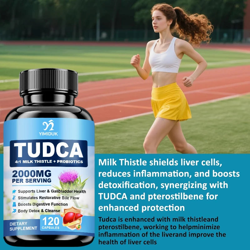 TUDCA Bile Salt Complex Supplement, Support Liver Detox & Anti-Aging, Digestive Health Immune System Men & Women Healthy supplements