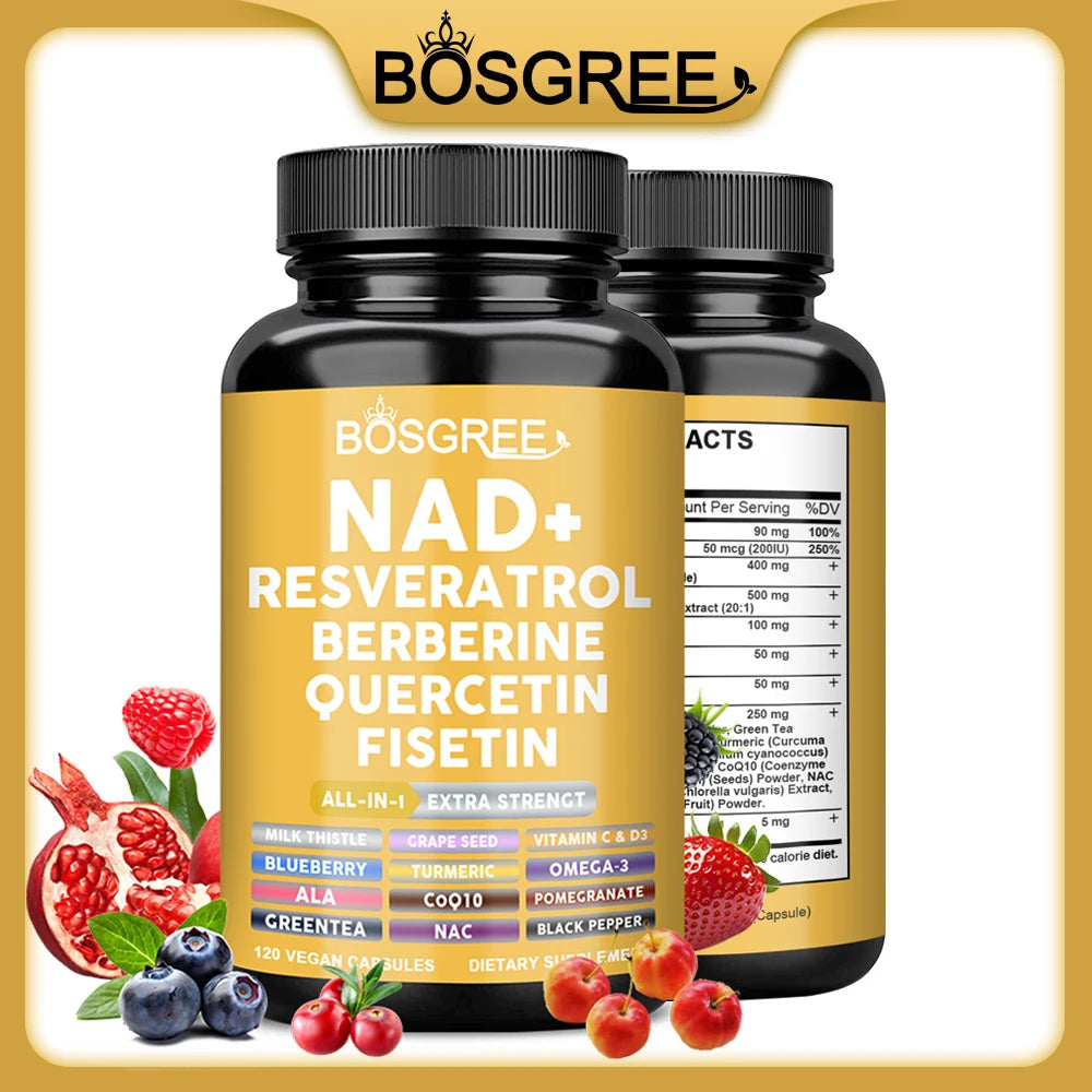 Liposomal NAD Resveratrol Supplement Support Cellular Health,Energy + Healthy Aging,Metabolic Support,Supplement for Men&Women Healthy supplements