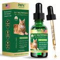 PetFit Naturals 2oz Liquid Cat Vitamins Lysine Probiotics Omega3 Supplement for Feline Kidney Immunity Skin Digestive Health Healthy supplements