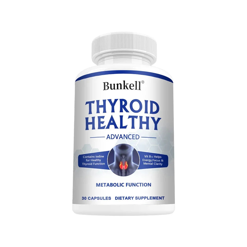 Thyroid Support Supplement for Women and Men, with Iodine, B12 and L-Tyrosine, Supports Hormone Health, Energy and Metabolism Healthy supplements