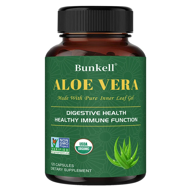 Aloe Vera Supplement - Made with Organic Aloe Vera, Support Digestion, Skin and Joint Health for Men and Women Healthy supplements