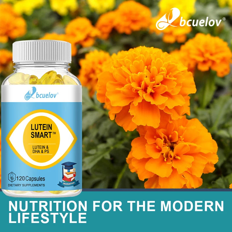 Lutein Ester Capsules - Algae & Flaxseed Oil, Plant-Based Eye Wellness Supplement, Supports Eye Comfort, Vision & Macula Health Healthy supplements