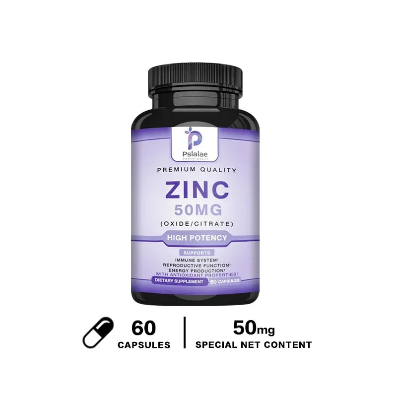 Zinc Supplements - Enhances Immune Function, Promotes Skin Health, Improves Sleep, and Maintains Bone Marrow Health Healthy supplements