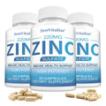 Zinc 50Mg Supplement Capsules – Zinc Sulfate for Antioxidant & Skin Health, Suitable for Both Men and Women Healthy supplements