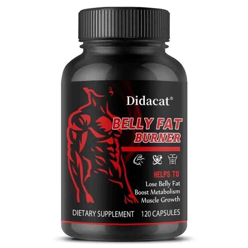 Belly Fat Burner Capsules - Fat Burning, Supports Energy Metabolism, Appetite Suppression, Weight Management Dietary Supplement