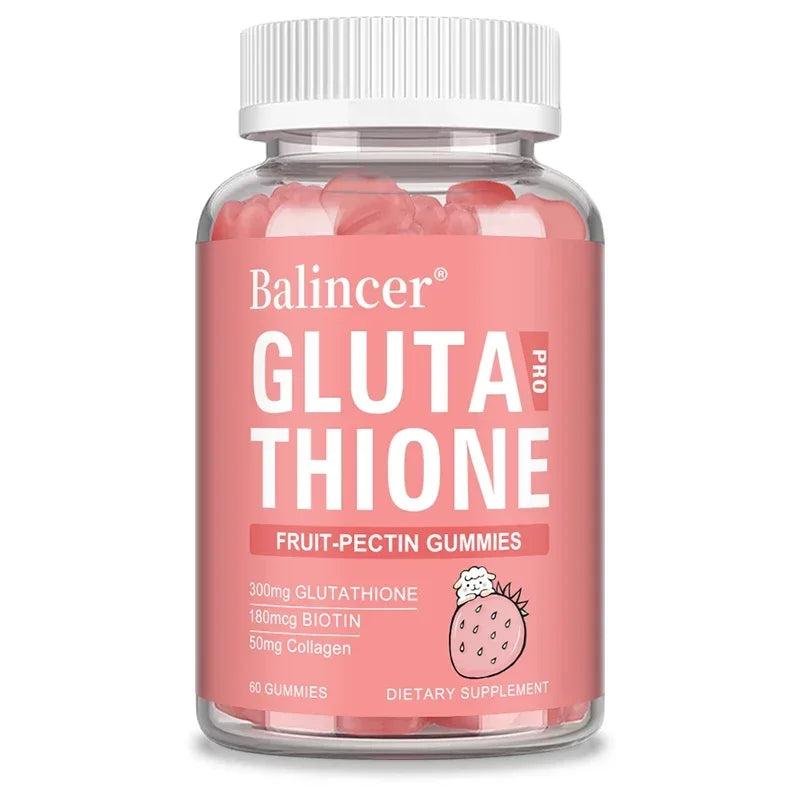Glutathione Collagen Gummies, Brightening and Anti-aging, Supports Hair, Skin and Nail Health, Glutathione Supplement for Aldult Healthy supplements
