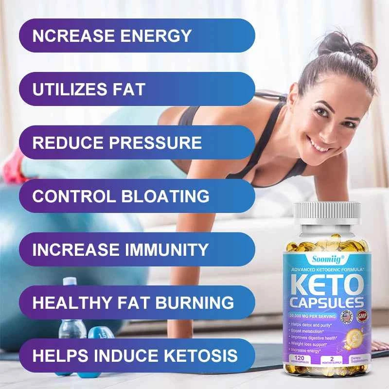 Keto Capsules for Weight Loss: Elevate Your Energy and Fat Metabolism Naturally