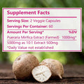 Pueraria Mirifica Supplements - 1000 Mg, Supports Breast Roundness, Firmness, Elasticity and Improves Women's Self-confidence