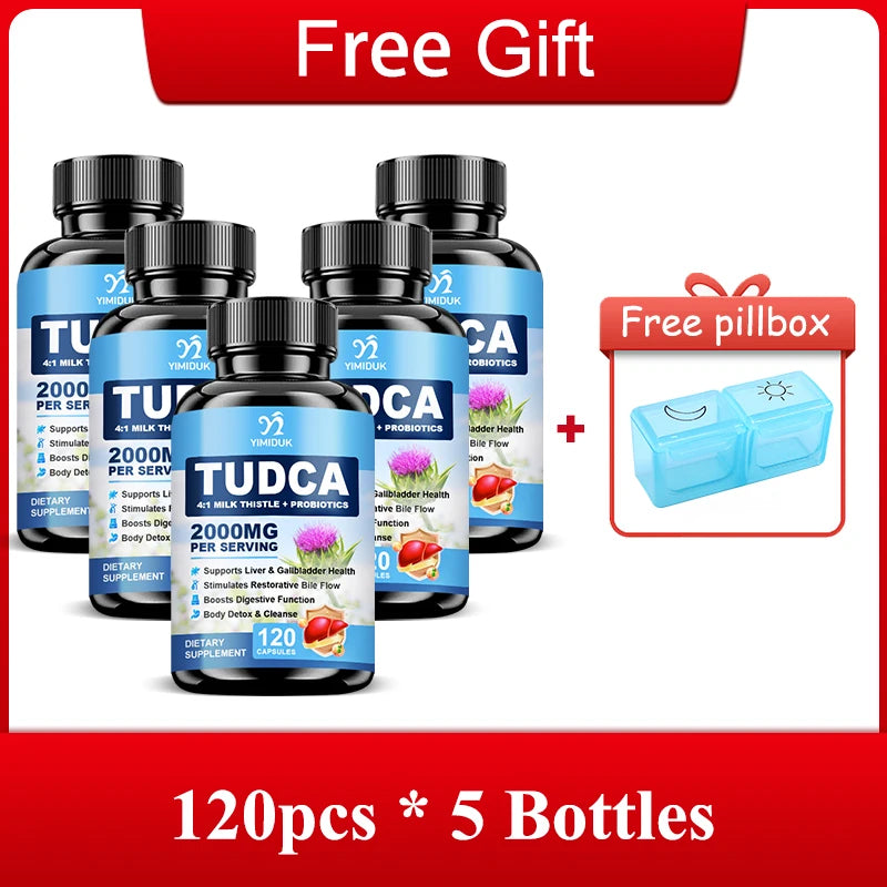 TUDCA Bile Salt Complex Supplement, Support Liver Detox & Anti-Aging, Digestive Health Immune System Men & Women Healthy supplements