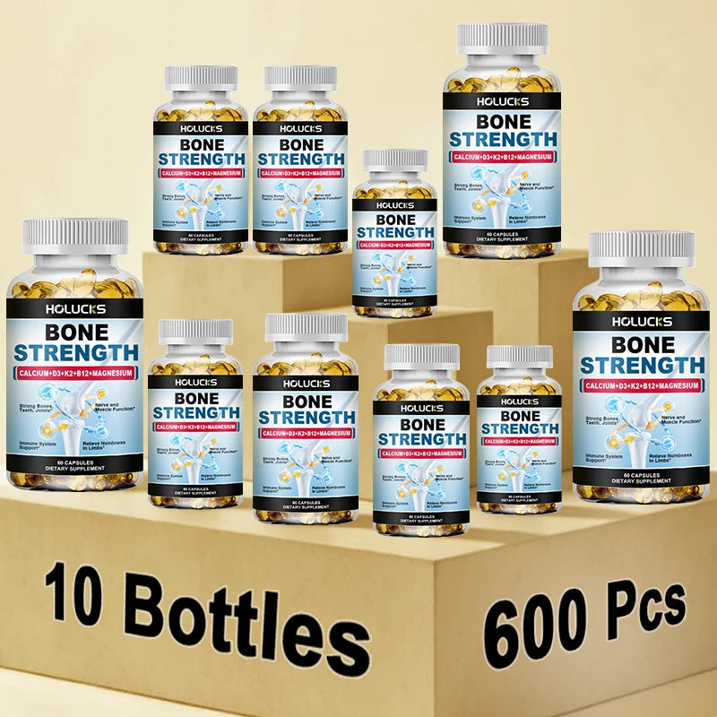 Calcium & Magnesium Supplement with Vitamin D3 K2, Supports Bone Density, Muscle Function, Joint Flexibility & Long-Term Health Healthy supplements