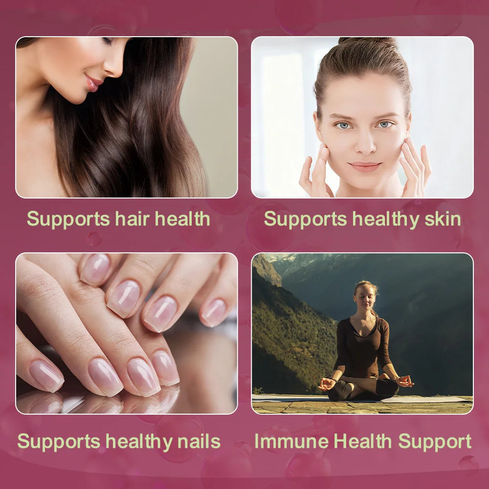 Women Daily Multivitamin Multimineral Capsules, Biotin, Support Hair Skin Nail Joint Bone Heart Health, Boost Energy & Immunity Healthy supplements