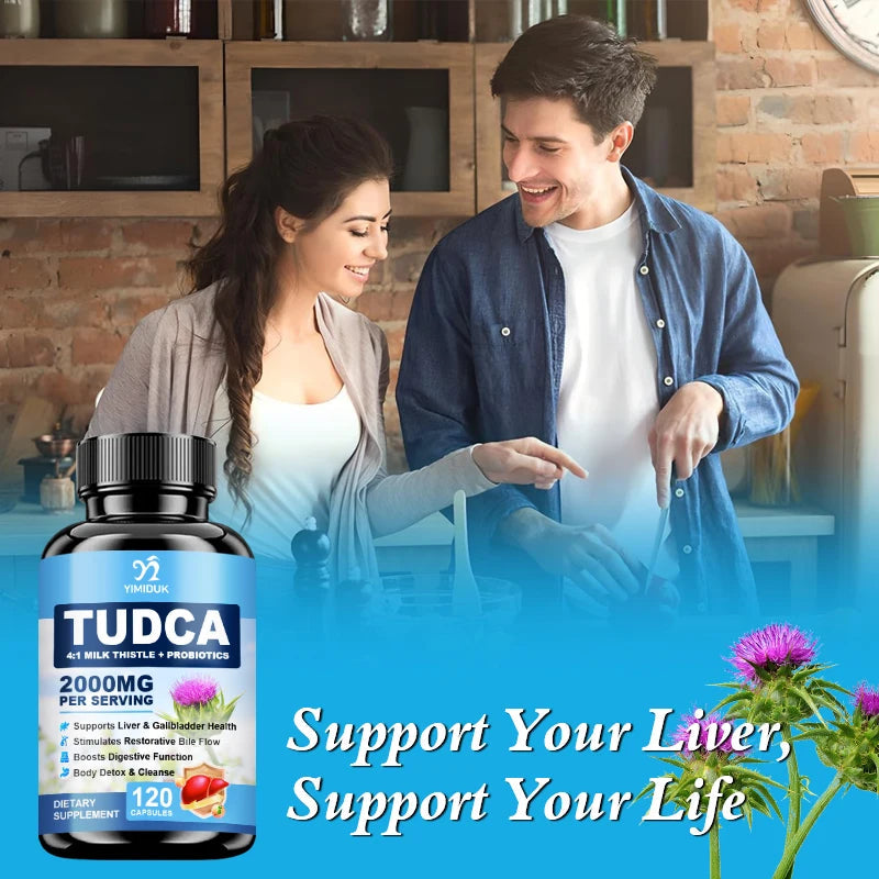 TUDCA Bile Salt Complex Supplement, Support Liver Detox & Anti-Aging, Digestive Health Immune System Men & Women Healthy supplements