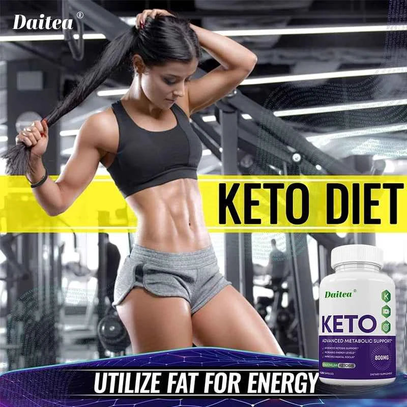 Keto Capsules 800mg - Weight Management, Burn Belly, Detoxification, Digestion, Immunity,Dietary Supplement
