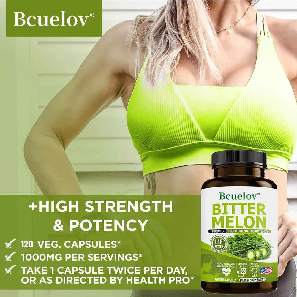Natural Bitter Melon Extract Supplements for Blood Sugar Control and Immune Boosting