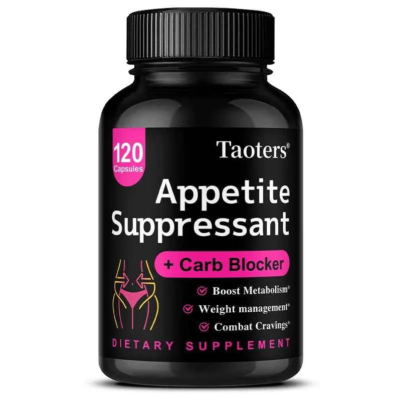 Appetite Suppressant - Helps Promotes Fullness, Supports Weight Management & Metabolism, Dietary Supplement, Non-GMO