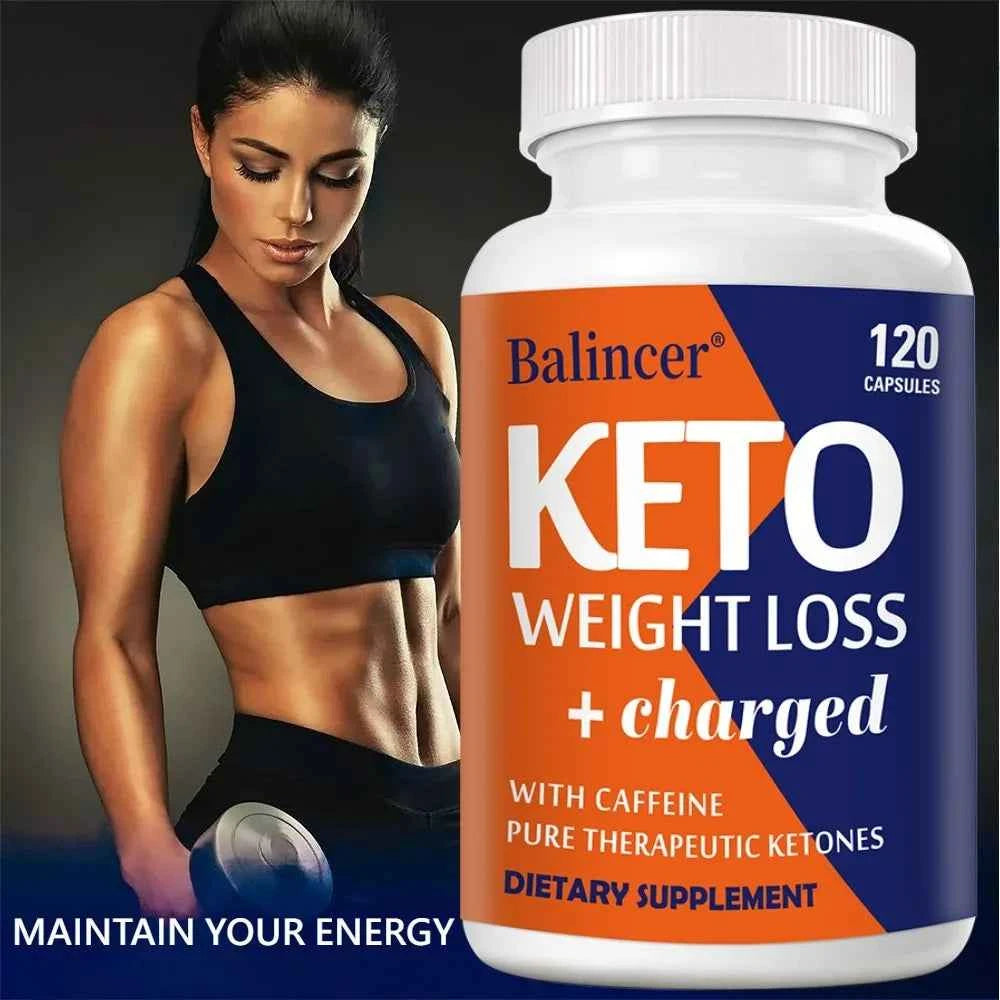 Keto Capsules - Weight Management Supplement, Boosts Metabolism, Supports Energy and Focus