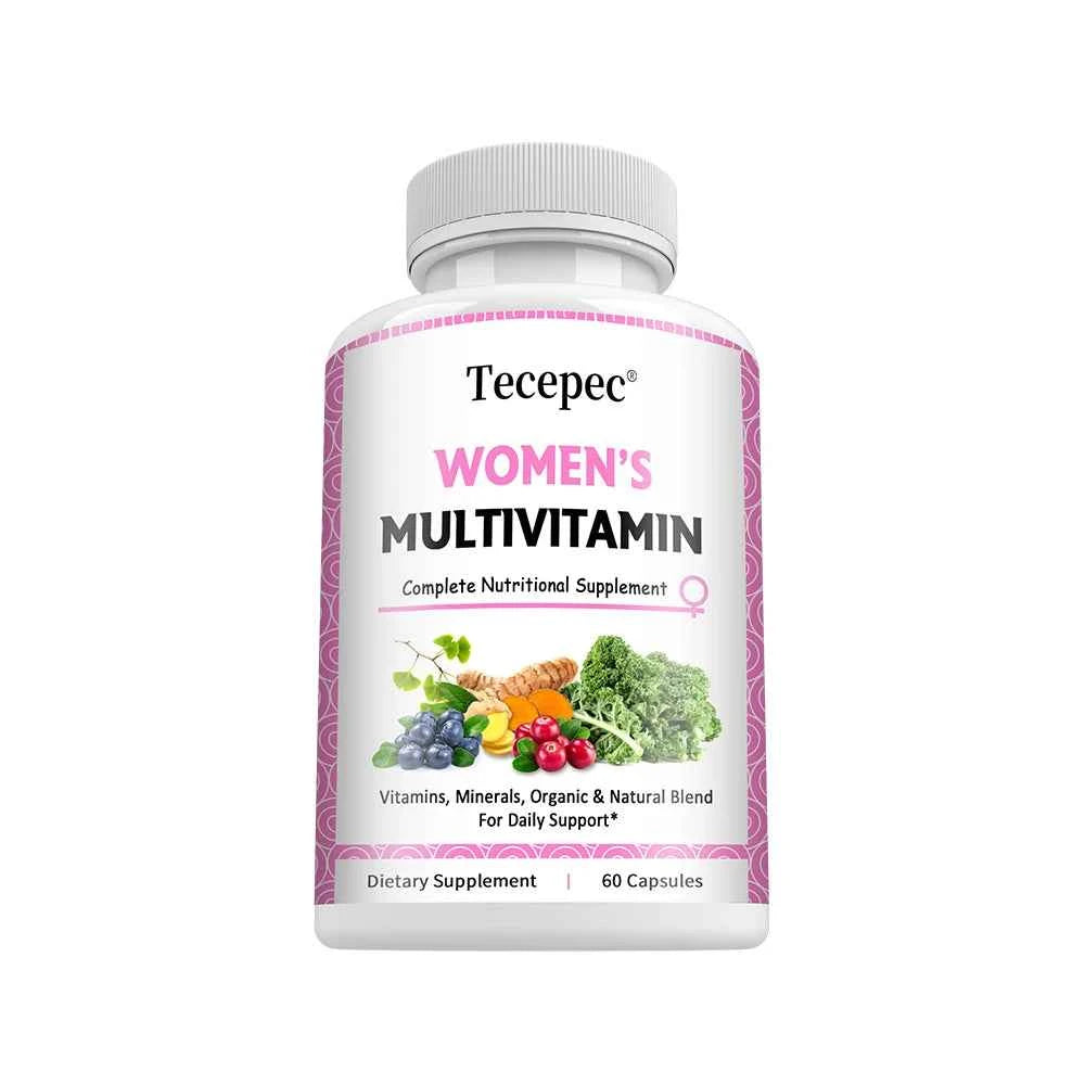 Women's Multivitamin Multimineral Capsules - Magnesium Biotin Calcium Selenium, Supports Skin Nails Joint Bone Immune Energy