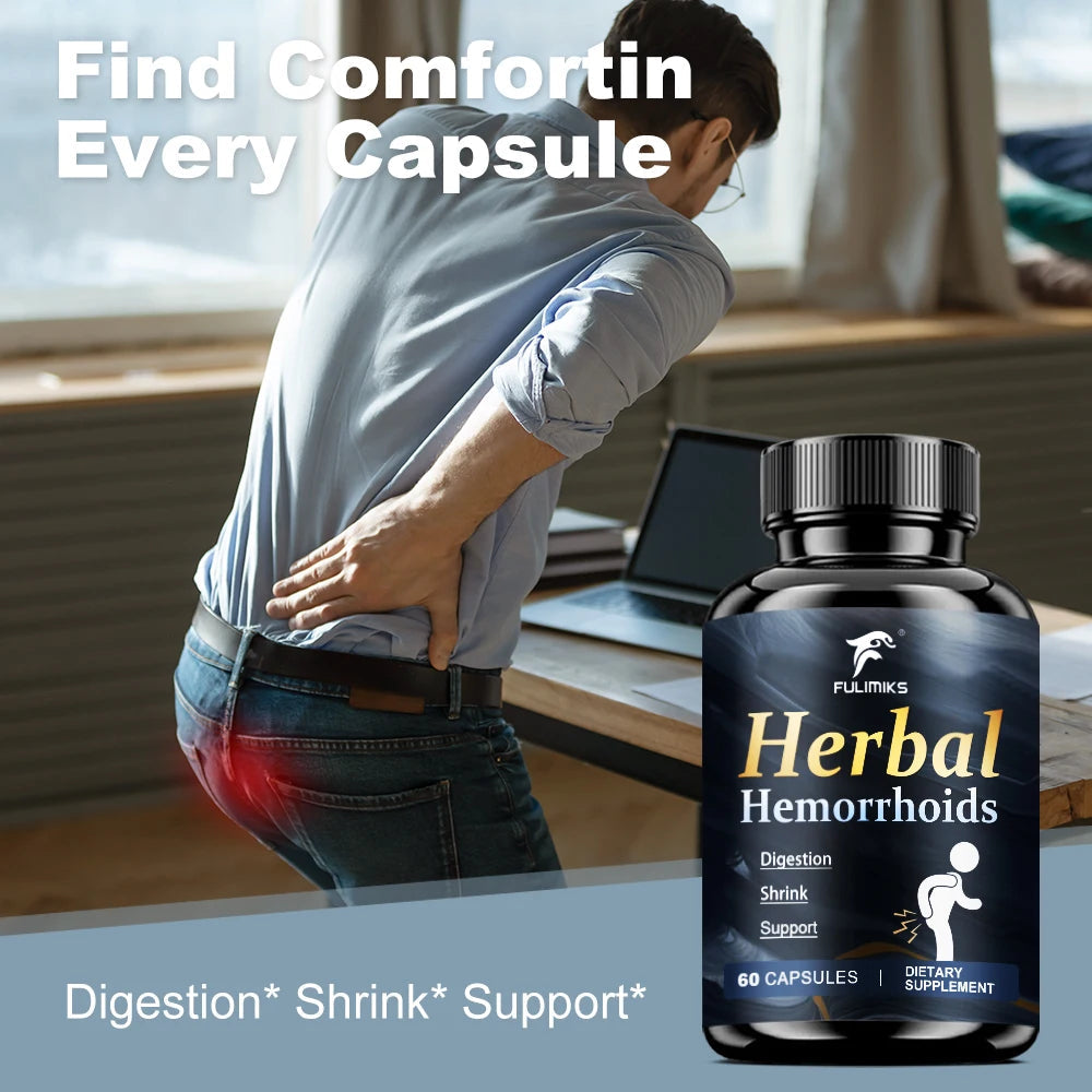 Buy 2 Get 2 Free! High-quality Hem Supplements Capsules, with Ginger Root, Panax Ginseng Extract, for Immune, Overall Health Healthy supplements