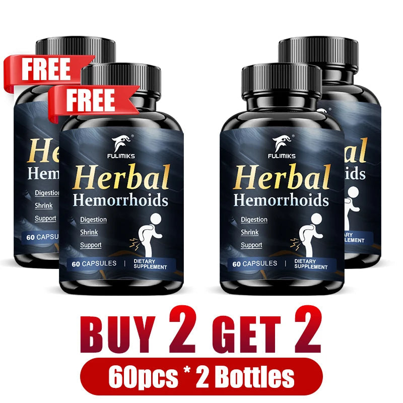 Buy 2 Get 2 Free! High-quality Hem Supplements Capsules, with Ginger Root, Panax Ginseng Extract, for Immune, Overall Health Healthy supplements