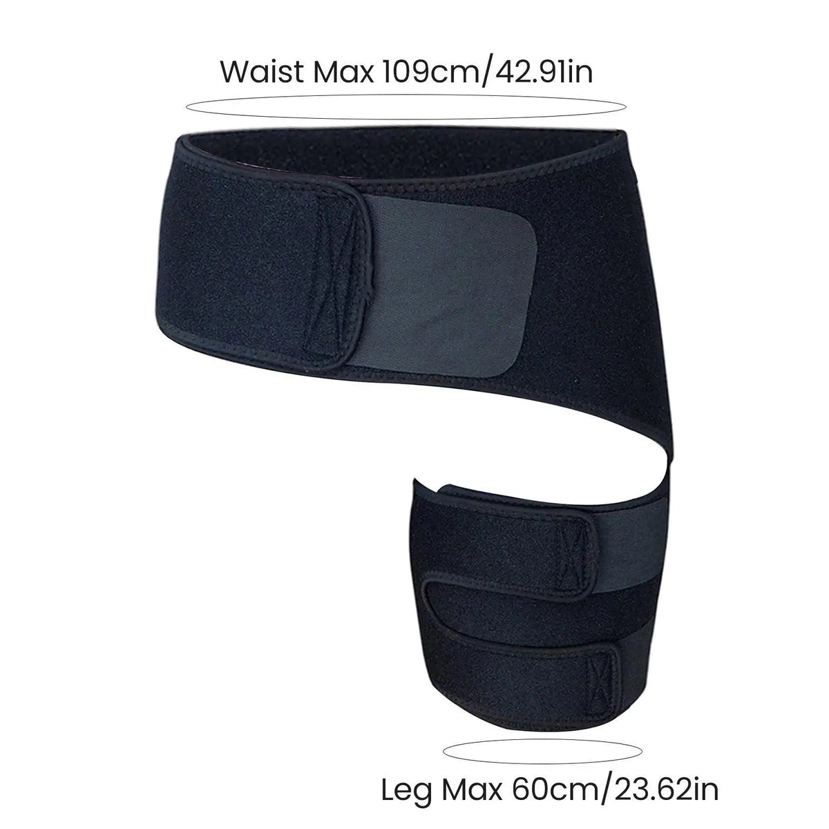Groin Hip Brace Thigh Support Compression Wrap Belt Adjustable Sport Protect for Hamstring Muscles Joints Bodybuilding Women Men Healthy supplements