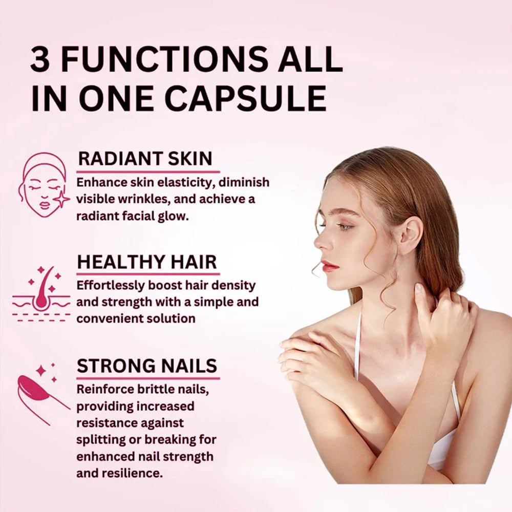 Women Daily Multivitamin Multimineral Capsules, Biotin, Support Hair Skin Nail Joint Bone Heart Health, Boost Energy & Immunity Healthy supplements