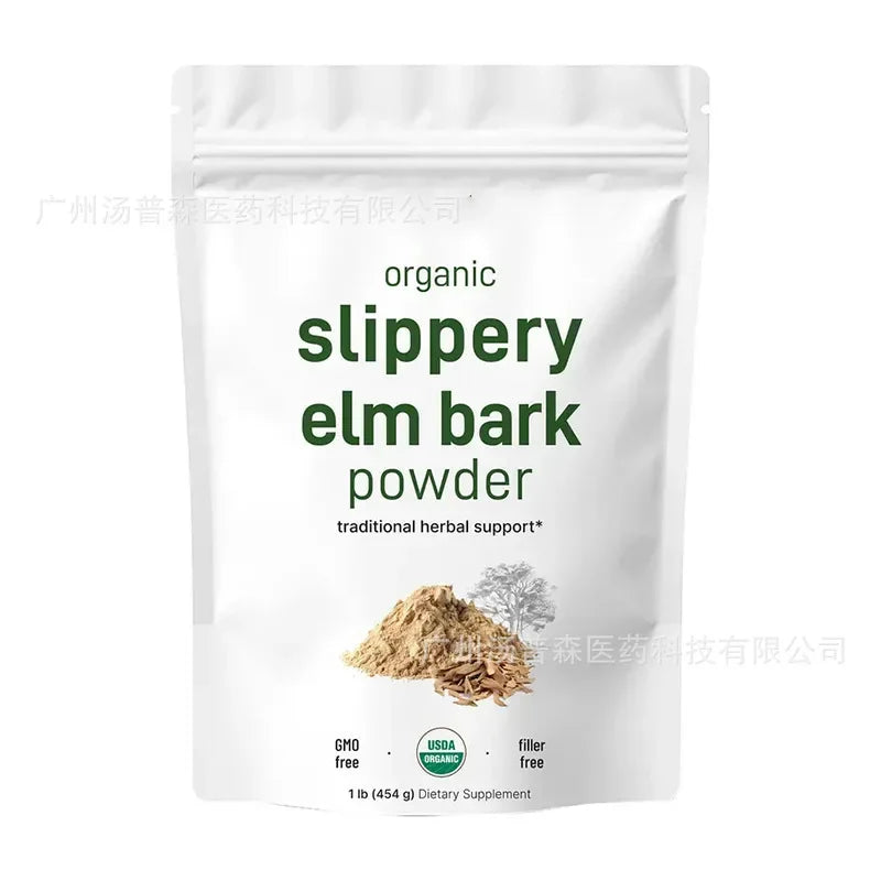 Ulmus Rubra Slippery Elm Bark Powder Natural Herbal Supplement Supports Gut Health Soothes Irritation Promotes Digestive Healthy supplements