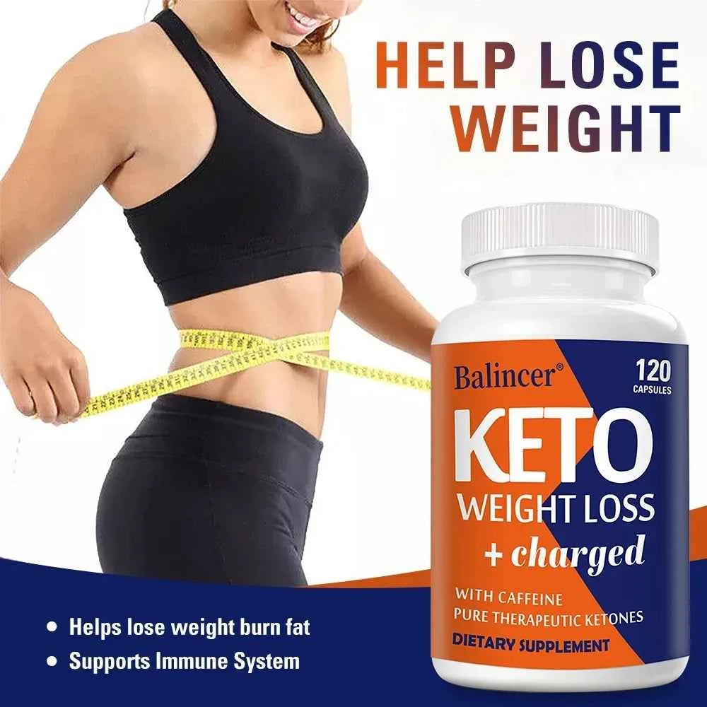 Keto Capsules - Weight Management Supplement, Boosts Metabolism, Supports Energy and Focus