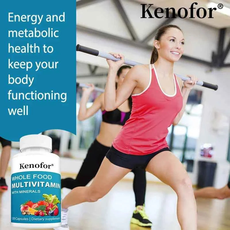 Multivitamin Capsules Contain Biotin and Magnesium To Antioxidant, Help Boost Immune Function, Energy, and Immune Health