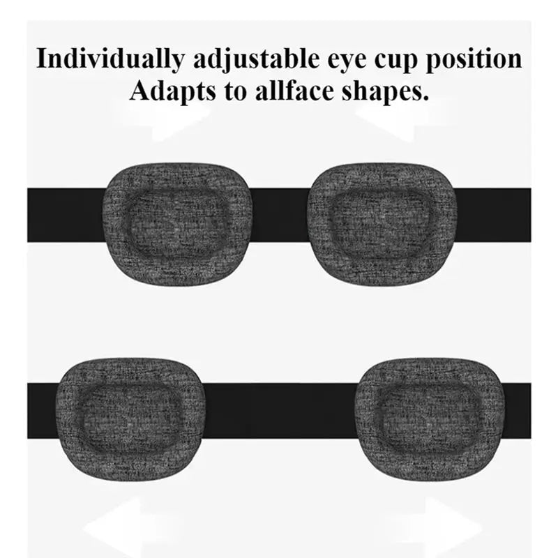 3D Sleeping Eye Mask Block Out Light Sleep Mask For Eye Shade Blindfold Sleeping Aid Mask Eyepatch Adjustable Healthy supplements