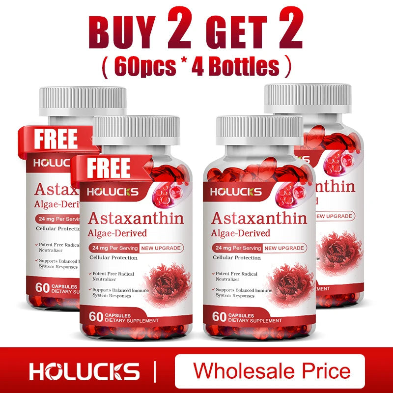 Astaxanthin 24mg Supplement, for Cardiovascular Health, Anti-aging,Support Eye,Skin,Joint, Heart & Immune Health, Antioxidant Healthy supplements