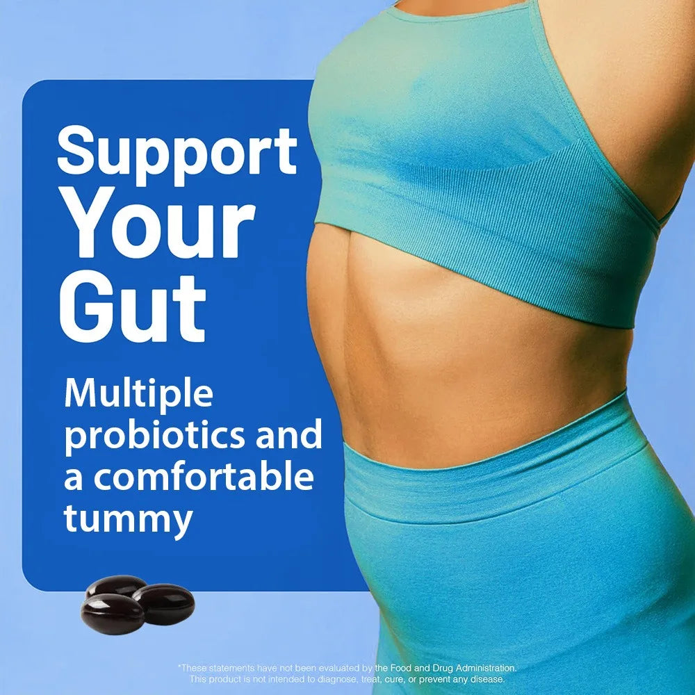 Prebiotics and Probiotics Gut Health Supplement - Digestive Health Acidophilus Probiotic Capsules with Men and Women Healthy supplements
