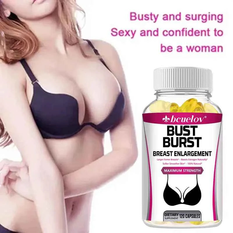 Natural Pueraria Supplement - 1000 Mg, Supports Breast Roundness, Firmness, Elasticity and Improves Women's Self-confidence