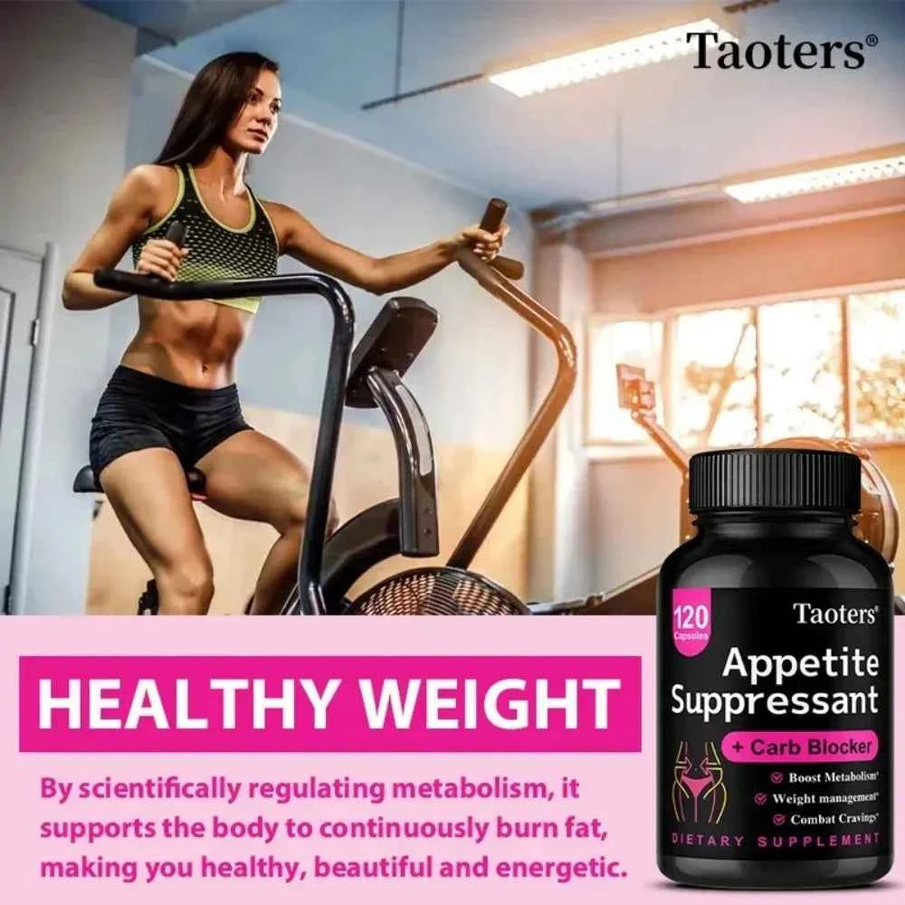 Appetite Suppressant - Helps Promotes Fullness, Supports Weight Management & Metabolism, Dietary Supplement, Non-GMO